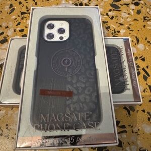 Magsafe Black Phone Case for iPhone 15 Pro Max